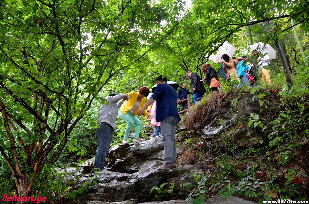天地岭园内采景